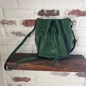 PHILLIP LIM Scout Cinch Bucket Bag Metal Adjusting Crossbody Strap AS13-0161LGG